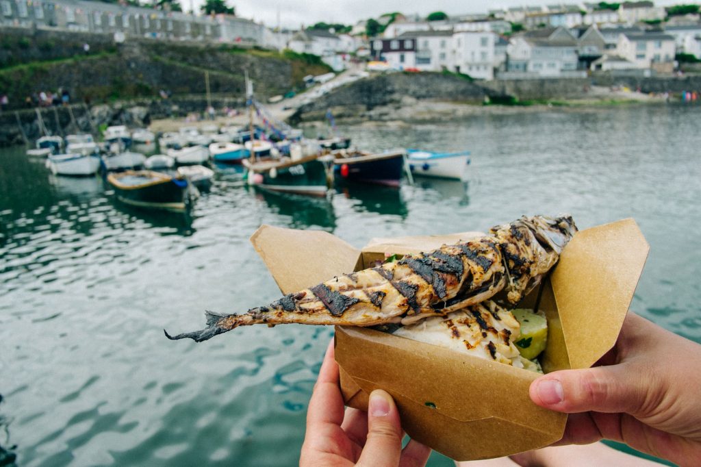 Line caught mackerel