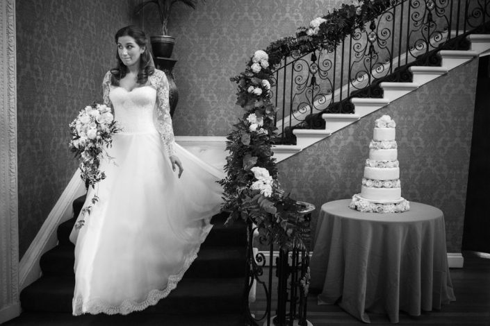 Bride makes her entrance