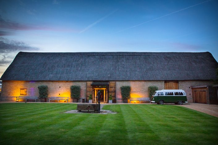 Exterior of Barn at Night