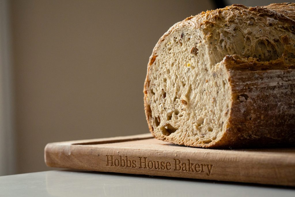 Bread on breadboard, Hobbs House Bakery, Tom Herbert, Fabulous Baker Brothers