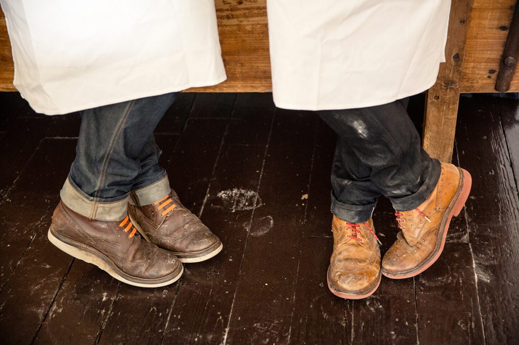 Bakers wearing Greyson shoes, Hobbs House Bakery, Tom Herbert, Henry Herbert, Fabulous Baker Brothers