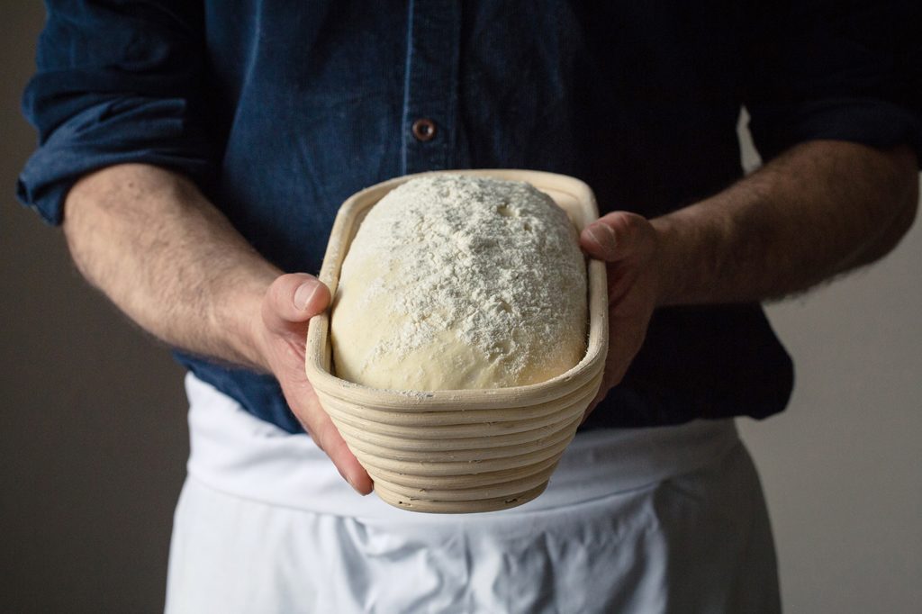 Bread in proving basket, Hobbs House Bakery, Tom Herbert, Fabulous Baker Brothers