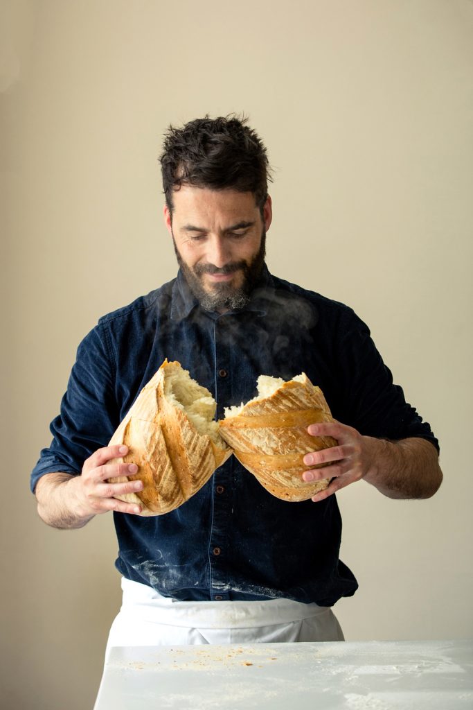 Portrait of baker, Hobbs House Bakery, Tom Herbert, Fabulous Baker Brothers